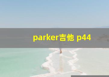 parker吉他 p44